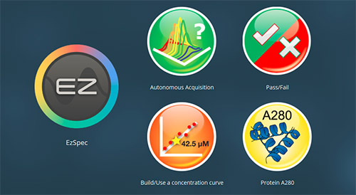 EzSpec Launch Screen