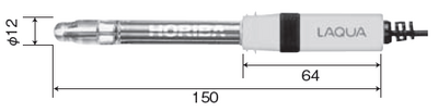 标准型pH玻璃电极1066A-10C尺寸