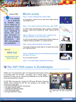 Molecular and Microanalysis Newsletter - Autumn 2007