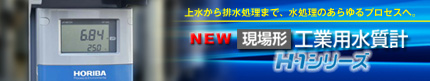 現場形工業用水質計 H-1シリーズ