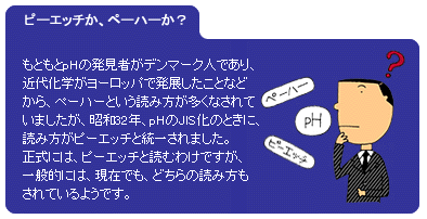 ピーエッチか、ペーハーか？