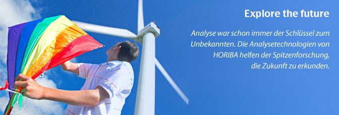 Explore the future - Analysis has always been the key to the unknown. HORIBA's analytical technologies join with cutting-edge research to explore the future.