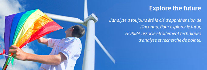 Explore the future - Analysis has always been the key to the unknown. HORIBA's analytical technologies join with cutting-edge research to explore the future.