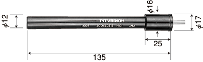 氰化物離子電極8001-10C尺寸