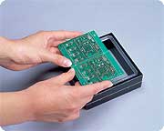 Place the sample in the sample holder