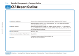 CSR Report Outline