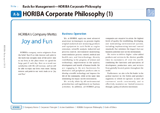 HORIBA Corporate Philosophy (1)