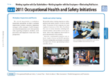 2011 Occupational Health and Safety Initiatives