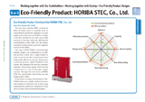 Eco-Friendly Product: HORIBA STEC, Co., Ltd.