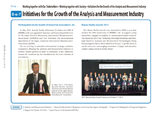 Initiatives for the Growth of the Analysis and Measurement Industry