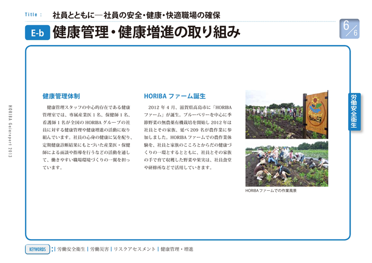 健康管理・健康増進の取り組み