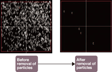 Data of 20 µm borosilicate bead removal rate