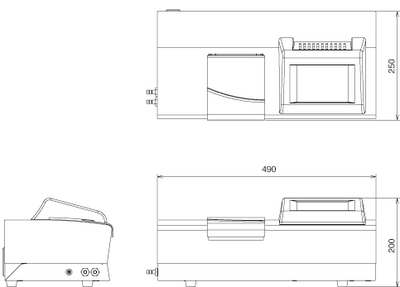 External dimensions: (mm)
