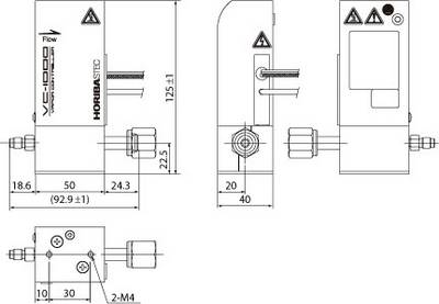 Dimensions of Direct Liquid Injection System