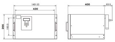 APDA-370 外形寸法図(mm)