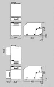 外観図 (単位：mm)
