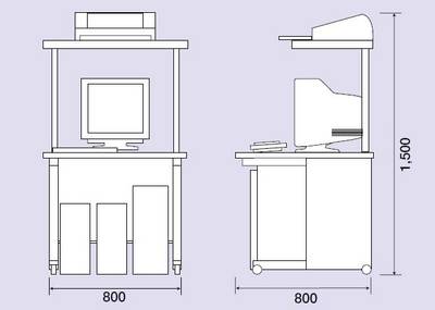 外形寸法図（単位：mm）