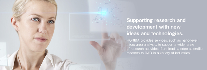 HORIBA Scientific product offerings include high-performance spectroscopic Instrumentation for  Raman, elemental analysis, steady state and lifetime fluorescence, hyperspectral imaging, forensics, optical spectroscopy, OEM spectrometers, TCSPC, GD-OES, ICP, particle characterization, spectral ellipsometry, sulfur-in-oil, water quality, and XRF