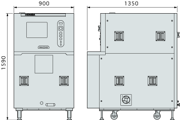 外形寸法図(単位：mm)